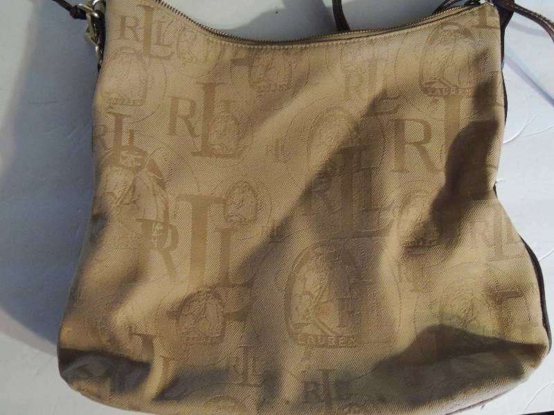 lot 118 image: Purses Handbags- Ralph Lauren logo...