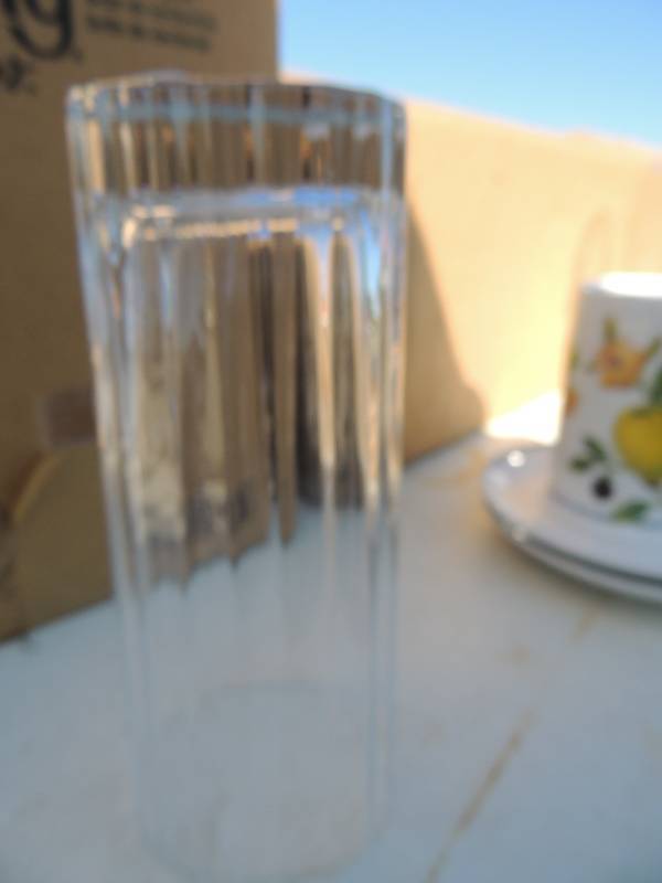 lot 209 image: Ridged glasses  QTY 6...