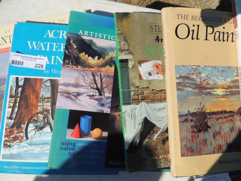 lot 226 image: HOW TO PAINT BOOKS -  ( Mary Cass...