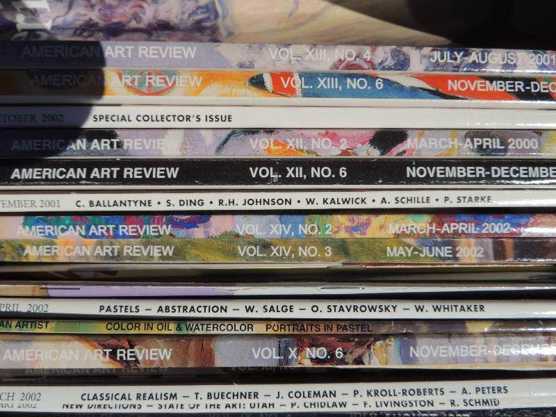 lot 229 image: American art review magazines (var...
