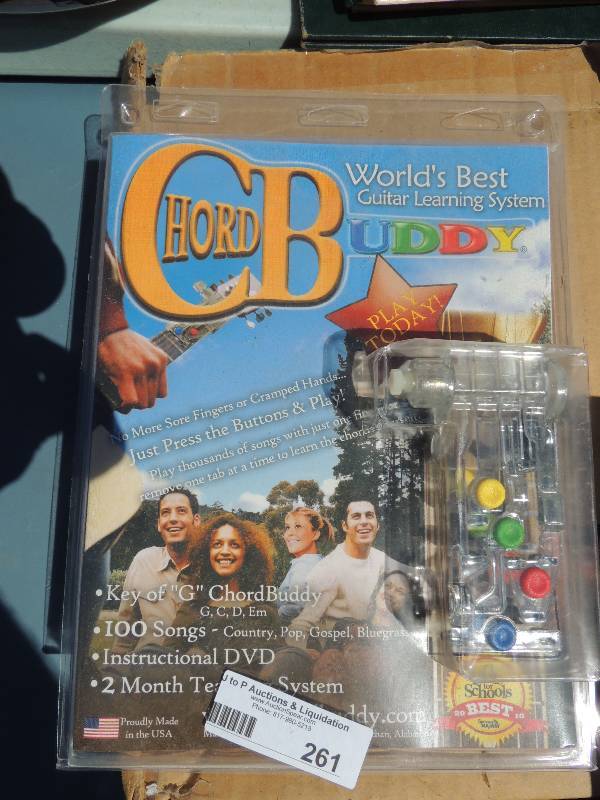lot 261 image: Cord Buddy  - WORLDS BEST GUITAR LE...