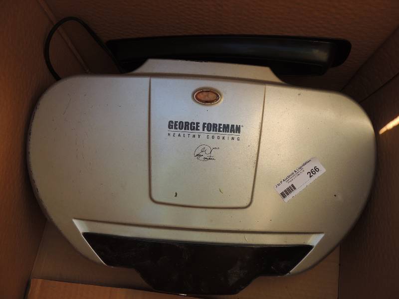 lot 266 image: George Foreman grill...