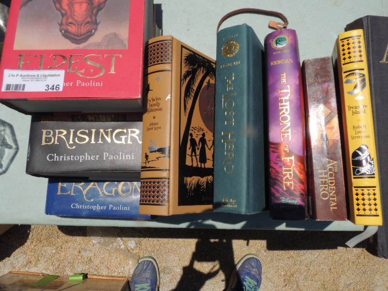 lot 346 image: Brisnger Books  x 3 ,  Lost  hero b...