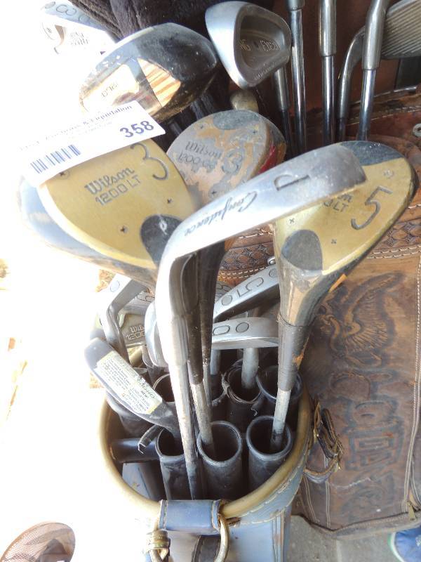lot 358 image: 2 sets of Ping-Wilson golf clubs W...