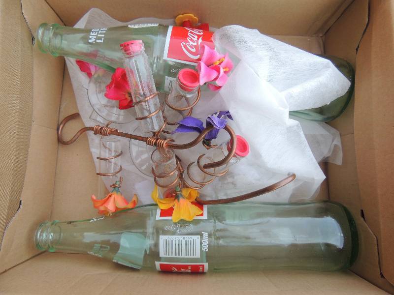lot 381 image: Coca-Cola bottles x 2 and 3 humming...