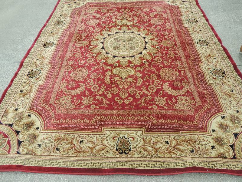 lot 25 image: Area rug red and gold - Sensation ...