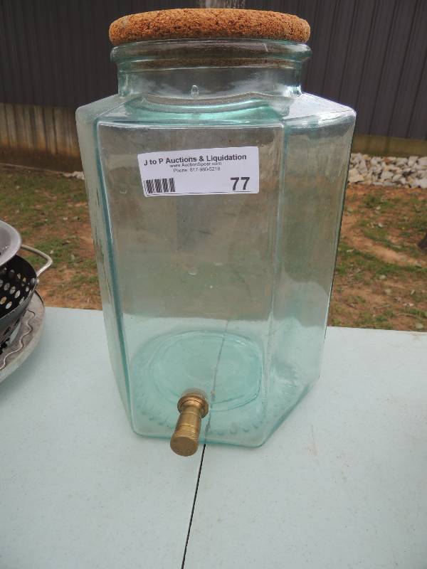 lot 77 image: Water  Lemonade dispenser -  Made...