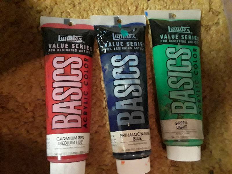 lot 304 image: Acrylic paint - Liquitex Basics Acr...