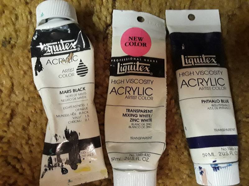 lot 308 image: Acrylic Paint - Liquitex High Visc...
