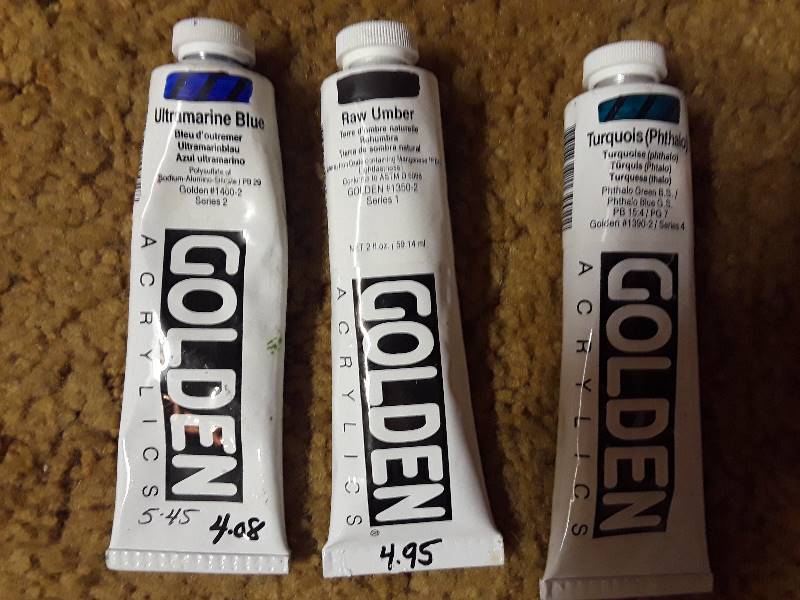 lot 317 image: Acrylic Paint - GOLDEN ACRYLICS - 3...