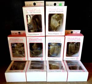 lot 9 image: NEWSEALED - THINK PINK CLASSY CHIGON BUN - ASSORTED COLORS - LOT OF 10 $$