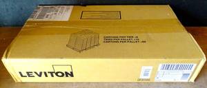 lot 68 image: NEWSEALED - Leviton 492Ru-Hfr 2Ru Horizontal Cable Management Duct 2 Rack Space