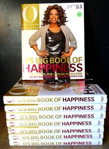lot 144 image: OPRAH BIG BOOK OF HAPPINESS TABLETOP HARDBACK BOOK (8X$)