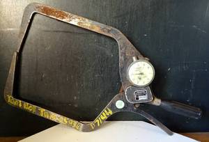 lot 158 image: Mahr Federal 49P-2366 Steel Outside Dial Calipur Gage