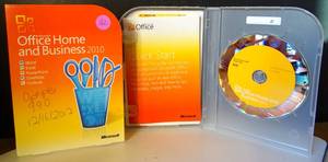 lot 162 image: MICROSOFT OFFICE & HOME AND BUSINESS 2010 wACTIVATION CODE