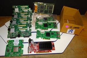 lot 181 image: ASSORTMENT OF COMPUTER BOARDS AS SHOWN - SEE PICS FOR PART NUMBERS (10 UNITS)