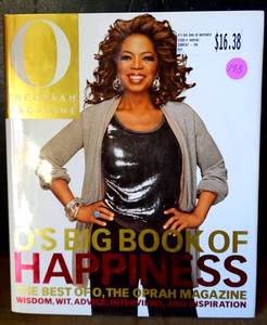 lot 193 image: OPRAH WINFREY OS BIG BOOK OF HAPPINESS HARDBACK TABLETOP BOOK