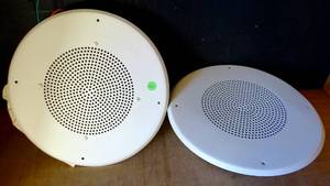 lot 206 image: LOT OF 2 - QUAM Speakers & ERD-8 Steel Loudspeaker Back Box with Damping Pad (UNUSED)