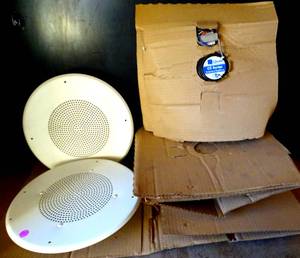 lot 207 image: Quam C5BUW 8 Speaker Screw-through Baffle 5W-2570V (5X$)