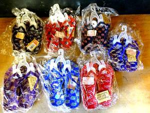 lot 213 image: NCAA UNIVERSITY SPIRIT CHILDRENS FLIP FLOPS - ARKANSAS, GEORGIA, LSU, CLEMSON, FLORIDA STATE, AUBURN & FLORIDA (7X$)