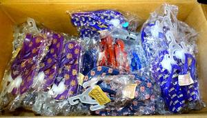 lot 214 image: BIG RESELLER LOT - NCAA UNIVERSITY SPIRIT CHILDRENS FLIP FLOPS - ARKANSAS, GEORGIA, LSU, CLEMSON, FLORIDA STATE, AUBURN & FLORIDA (34X$)