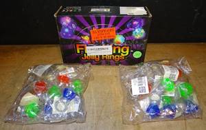 lot 243 image: ASSORTMENT OF FLASHING JELLY RINGS