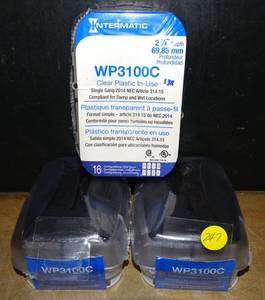 lot 247 image: NEWSEALED - Intermatic Plastic In-Use Weatherproof Receptacle Cover (WP3100C) (3X$)
