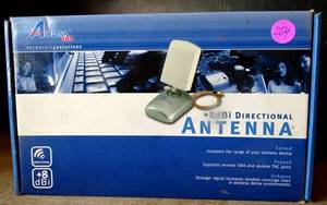 lot 254 image: Airlink 101 8dBi Directional Antenna ASB-8DA WiFi antenna 802.11bg 2.4ghz