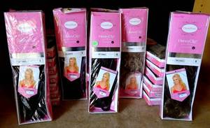 lot 264 image: BIG $ LOT - NEW LORD & CLIFF THINK PINK 18 ROMANCE HAIR EXTENTIONS (5 COLORS) (23X$)