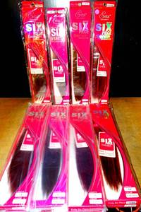 lot 266 image: BIG $ LOT - Lord & Cliff Evita 100% Human Hair 6 piece Clip In Extension 14 (12X$)