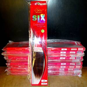lot 267 image: BIG $ LOT - Lord & Cliff Evita 100% Human Hair 6 piece Clip In Extension 14 (11X$) COLOR F1B350