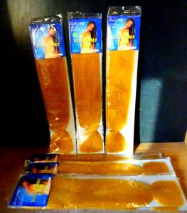 lot 279 image: New Lord & Cliff Silky Jumbo Briad Hair Extension Color 144 (6X$)