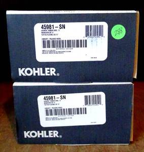 lot 288 image: NEWSEALED - KOHLER 45981-SN 72 AWAKEN RIBBON HOSE (2X$)
