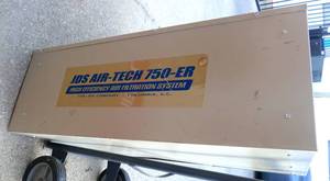 lot 299 image: BIG $ LOT - JDS HIGH EFFICIENCY AIR FILTRATION SYSTEM, JDS AIR-TECH 750-ER (DUST COLLECTION)