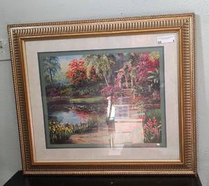 lot 4 image: FRAMED PRINT AS SHOWN.