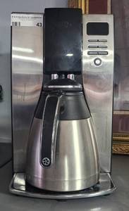 lot 43 image: MR. COFFEE STAINLESS STEEL 10 CUP COFFEE MAKER AS SHOWN.
