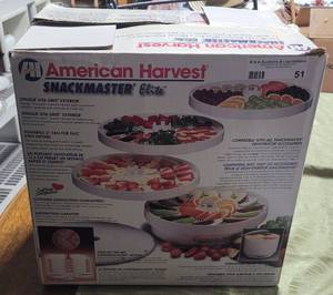 lot 51 image: AMERICAN HARVEST SNACKMASTER ELITE DEHYDRATOR AS SHOWN.