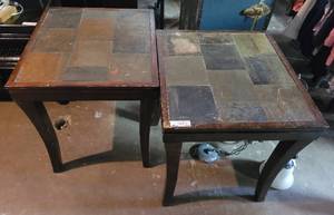 lot 139 image: (2) ACCENT  END TABLES IN STYLECOLOR SHOWN. (SOLD 2 X THE MONEY)
