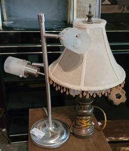 lot 153 image: TABLE LAMPS AS SHOWN.