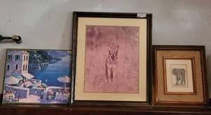 lot 154 image: FRAMED PRINTS AS SHOWN.