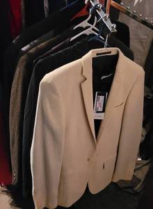lot 168 image: LOT OF SUITS AS SHOWN. SOME MAY HAVE TAGS
