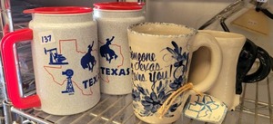 lot 137 image: TEXAS THEMED MUGS.