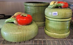 lot 142 image: GOODWOOD MADE IN JAPAN CANISTERS.
