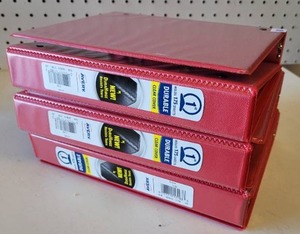 lot 181 image: AVERY 1 INCH BINDERS.