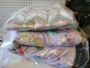 lot 196 image: (2) BLANKETS AS SHOWN.
