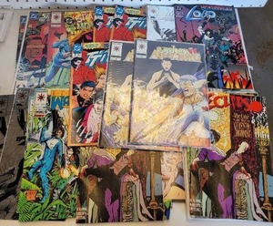 lot 210 image: ASSORTED COMICS.