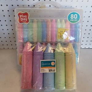 lot 218 image: LOT OF SIDEWALK CHALK.