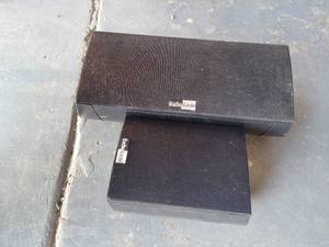 lot 244 image: (2) ROCHA RIEDEL SPEAKERS.