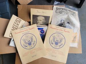 lot 297 image: LOT OF HISTORICAL EPHEMERA.