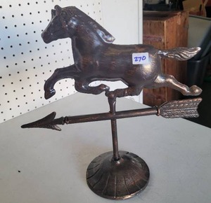 lot 270 image: METAL COMPASS AS SHOWN.